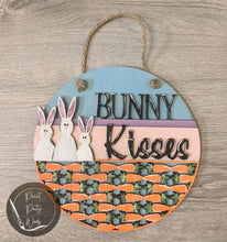 Load image into Gallery viewer, Easter Complete DIY Kit Door Hanger File SVG, Glowforge, LuckyHeartDesignsCo