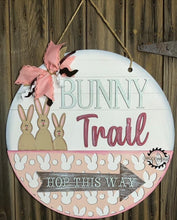 Load image into Gallery viewer, Easter Complete DIY Kit Door Hanger File SVG, Glowforge, LuckyHeartDesignsCo