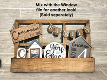 Load image into Gallery viewer, Interchangeable Fence Family Home Bundle File SVG, Glowforge, LuckyHeartDesignsCo