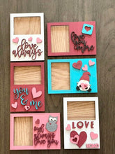 Load image into Gallery viewer, Valentines Photo Frames Kit File SVG, Glowforge craft