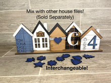 Load image into Gallery viewer, Family Farm Standing Houses File SVG, Home Glowforge, LuckyHeartDesignsCo