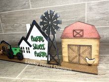 Load image into Gallery viewer, Family Farm Standing Houses File SVG, Home Glowforge, LuckyHeartDesignsCo