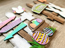 Load image into Gallery viewer, Easter Interchangeable Fence File SVG, Glowforge, LuckyHeartDesignsCo