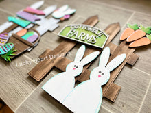 Load image into Gallery viewer, Easter Interchangeable Fence File SVG, Glowforge, LuckyHeartDesignsCo