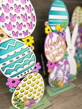 Load image into Gallery viewer, Stacking Easter egg File SVG, Glowforge, LuckyHeartDesignsCo