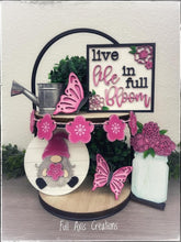Load image into Gallery viewer, Spring Tiered Tray Digital File SVG, glowforge, Tier Tray