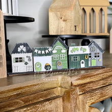 Load image into Gallery viewer, St. Patrick's Day Standing Houses File SVG, Glowforge, LuckyHeartDesignsCo