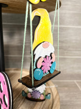 Load image into Gallery viewer, Spring Gnome Tiered Tray File SVG, Glowforge Tier Tray, LuckyHeartDesignsCo