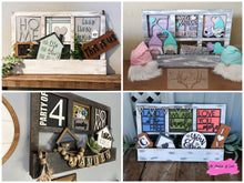 Load image into Gallery viewer, Interchangeable Window Box Slide In File SVG, Glowforge, LuckyHeartDesignsCo