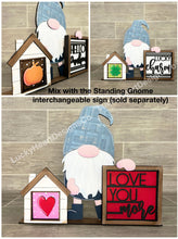 Load image into Gallery viewer, Mini Interchangeable Standing House File SVG, Glowforge Home, LuckyHeartDesignsCo
