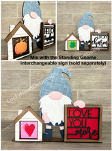 Load image into Gallery viewer, Mini Interchangeable Standing House File SVG, Glowforge Home, LuckyHeartDesignsCo