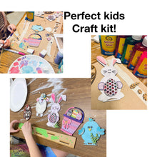 Load image into Gallery viewer, Standing Easter Friends Scene File SVG, Glowforge, LuckyHeartDesignsCo