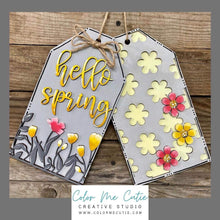 Load image into Gallery viewer, Spring Door Tag Door Hanger File SVG, Glowforge, LuckyHeartDesignsCo