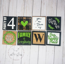 Load image into Gallery viewer, Family Home Leaning Ladder File SVG, Glowforge Tiered Tray, LuckyHeartDesignsCo