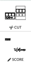 Load image into Gallery viewer, Welcome Slide in Interchangeable Leaning Sign File SVG, Glowforge, LuckyHeartDesignsCo