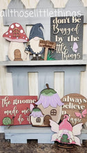 Load image into Gallery viewer, Garden Gnome Tiered Tray File SVG, Glowforge Tier Tray, LuckyHeartDesignsCo