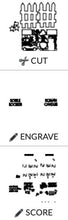 Load image into Gallery viewer, Fourth Of July Interchangeable Fence File SVG, Glowforge, LuckyHeartDesignsCo