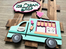 Load image into Gallery viewer, Ice CreamTruck Summer Interchangeable Fence File SVG, Glowforge, LuckyHeartDesignsCo