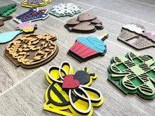 Load image into Gallery viewer, Seasonal Shapes Standing House Add On File SVG, Glowforge, LuckyHeartDesignsCo