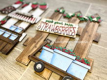 Load image into Gallery viewer, Strawberry Interchangeable Fence File SVG, Fruit Summer Glowforge, LuckyHeartDesignsCo