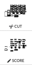 Load image into Gallery viewer, Countdown Interchangeable Leaning Tag Sign File SVG, Seasonal Glowforge, LuckyHeartDesignsCo