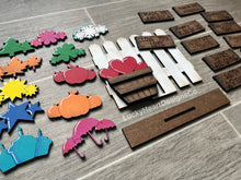 Load image into Gallery viewer, Mini Interchangeable Fence SVG File, Tiered Tray, Glowforge, LuckyHeartDesignsCo