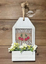 Load image into Gallery viewer, Tag Style Interchangeable Leaning Sign File SVG, Glowforge, LuckyHeartDesignsCo