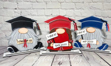 Load image into Gallery viewer, Graduation Standing Gnome File SVG, Glowforge, LuckyHeartDesignsCo