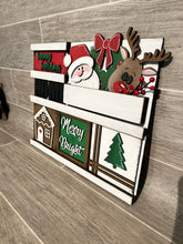 Load image into Gallery viewer, Wall Collage Small Slide In Interchangeable Leaning Sign File, Glowforge, LuckyHeartDesignsCo