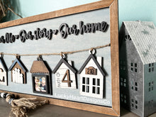 Load image into Gallery viewer, House Ornament Display Sign File SVG, Family Personalized Glowforge, LuckyHeartDesignsCo