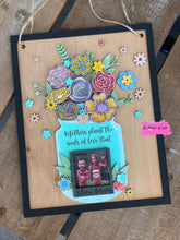 Load image into Gallery viewer, Mother's Day Mason Jar with Florals, File SVG, Glowforge flower vase