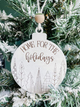 Load image into Gallery viewer, Reindeer Tree Christmas Ornament File SVG, Glowforge, LuckyHeartDesignsCo