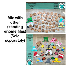 Load image into Gallery viewer, Graduation Standing Gnome File SVG, Glowforge, LuckyHeartDesignsCo