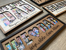 Load image into Gallery viewer, We Love Dad Father's Day Frame File SVG, Grandpa, Glowforge, LuckyHeartDesignsCo