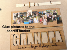 Load image into Gallery viewer, We Love Dad Father's Day Frame File SVG, Grandpa, Glowforge, LuckyHeartDesignsCo