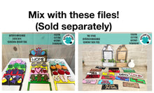 Load image into Gallery viewer, Home Sweet Home Interchangeable Box Door Hanger File SVG, Glowforge, LuckyHeartDesignsCo