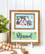 Load image into Gallery viewer, Interchangeable Picture Frame File SVG, Glowforge, Seasonal Photo