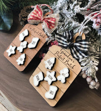 Load image into Gallery viewer, Cutting Board Cookie Family Christmas Ornament File SVG, Glowforge, LuckyHeartDesignsCo