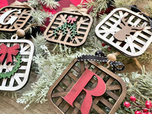 Load image into Gallery viewer, Tobacco Basket Christmas Ornament File SVG, Glowforge, LuckyHeartDesignsCo