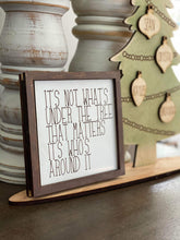 Load image into Gallery viewer, Standing Family Christmas Tree File SVG, Glowforge, LuckyHeartDesignsCo