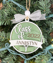 Load image into Gallery viewer, Graduation Ornament Car Charm File SVG, Glowforge, LuckyHeartDesignsCo