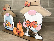 Load image into Gallery viewer, Fall Standing Tall Gnome Interchangeable File SVG, Glowforge, LuckyHeartDesignsCo