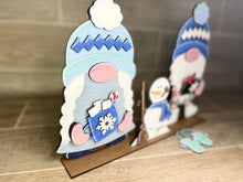 Load image into Gallery viewer, Winter Standing Tall Gnome Interchangeable File SVG, Glowforge, LuckyHeartDesignsCo