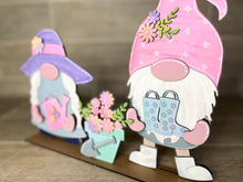 Load image into Gallery viewer, Spring Standing Tall Gnome Interchangeable File SVG, Glowforge, LuckyHeartDesignsCo