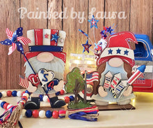 Load image into Gallery viewer, Bee Standing Tall Gnome Interchangeable File SVG, (add on-gnomes sold separately) Glowforge, Beach, LuckyHeartDesignsCo