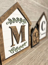 Load image into Gallery viewer, House Shiplap Initial Sign File SVG, Glowforge Farmhouse, LuckyHeartDesignsCo