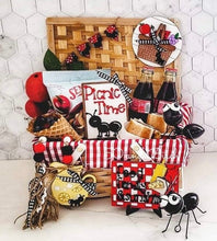 Load image into Gallery viewer, Picnic Quick and Easy Tiered Tray File SVG, Glowforge Summer, LuckyHeartDesignsCo