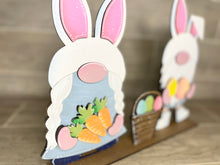 Load image into Gallery viewer, Easter Standing Tall Gnome Interchangeable File SVG, Glowforge, LuckyHeartDesignsCo