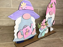 Load image into Gallery viewer, Spring Standing Tall Gnome Interchangeable File SVG, Glowforge, LuckyHeartDesignsCo