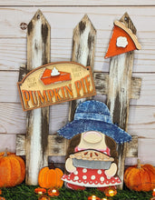 Load image into Gallery viewer, Fall Interchangeable Fence File SVG, Glowforge, Scarecrow, Gnome, Tractor, LuckyHeartDesignsCo